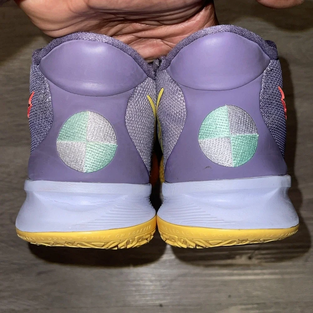 Size 6Y- Nike Kyrie 7 Mid Daybreak Purple Yellow Green CT4080-500
